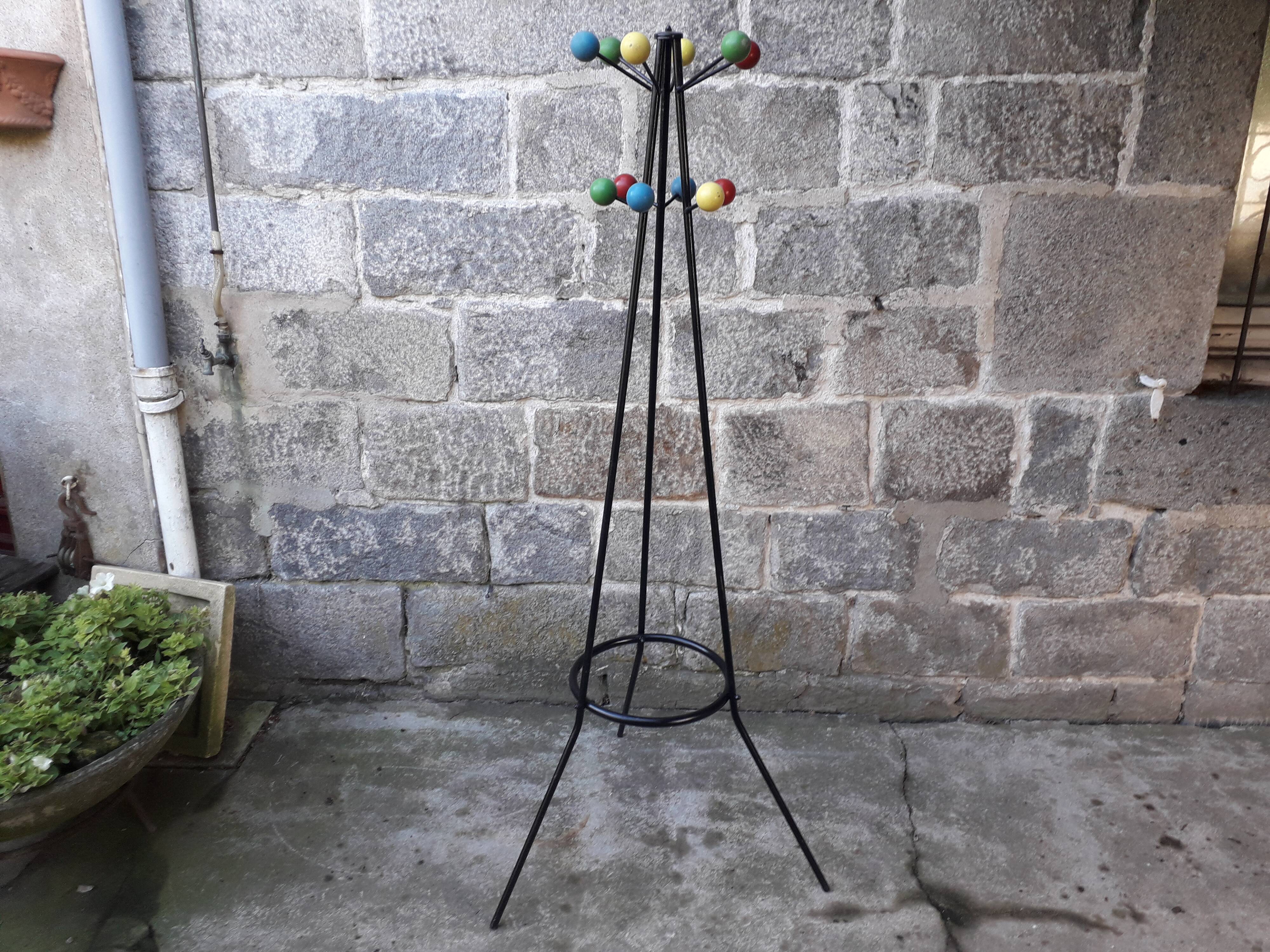 Vintage parrot coat rack