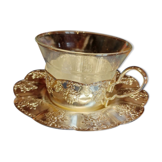 Silver tea cup