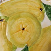 2 plats à tarte en barbotine