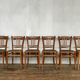 Série de 6 chaises bistrot Luterma vintage