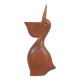 Danish teak pelican statue, 1960s