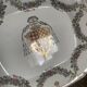Plateau empty pocket ceramic house toussi short heraldic coat of arms