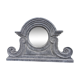Wooden bull's-eye mirror