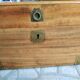 Small naval officer trunk in camphrier