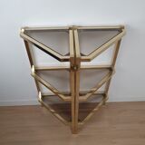 Pair of 70s corner shelves