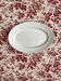 White oval ironstone dish from Creil and Montereau, late 19th century