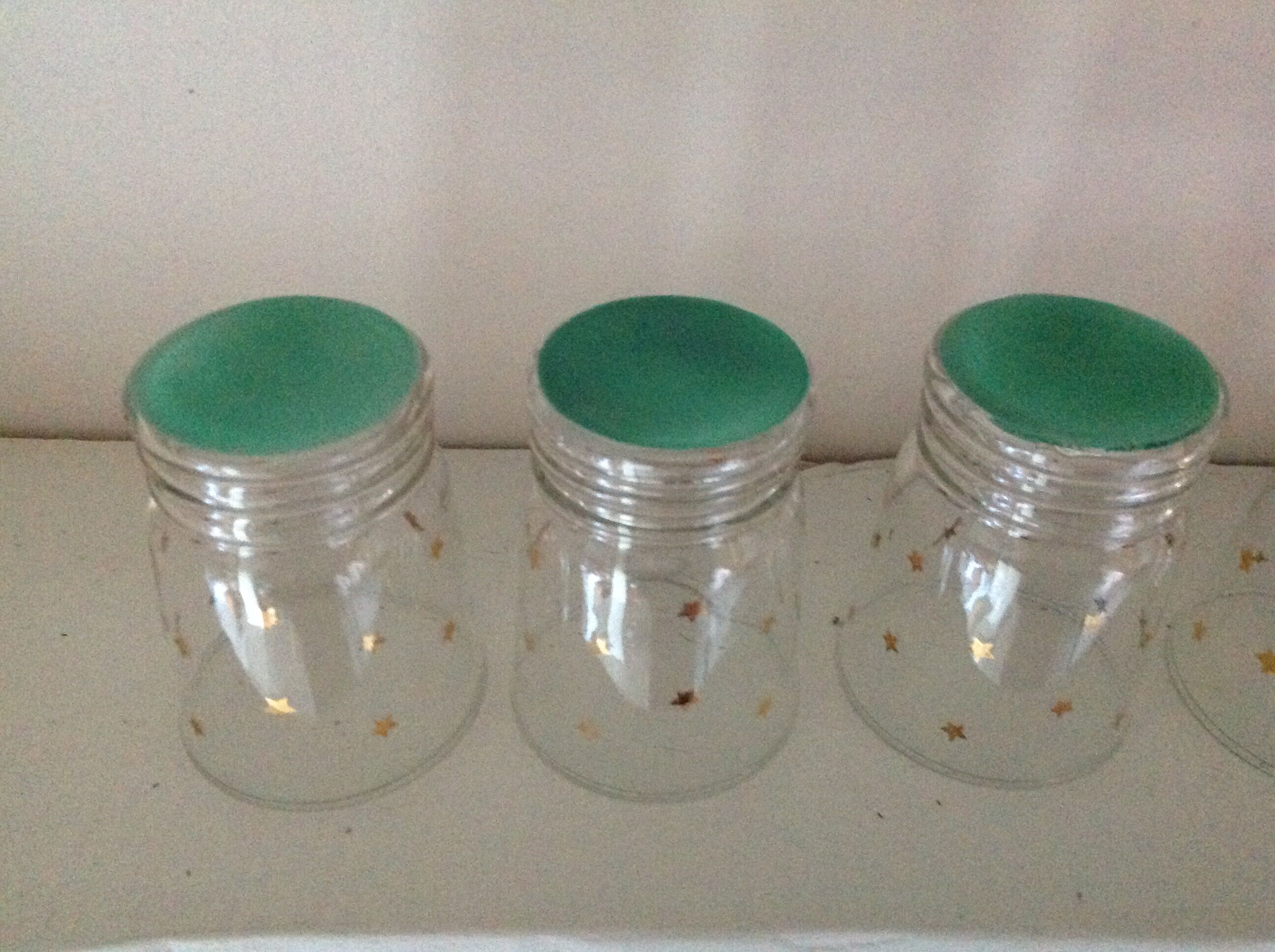 Set of 6 vintage glasses