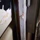 Carved old entrance door