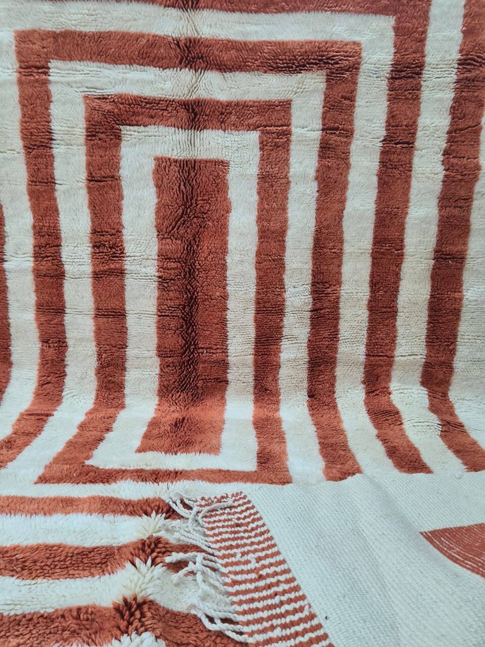 Mrirt rug in pure wool, handmade - 300 X 200 CM
