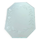 Miroir biseauté décor fleuri