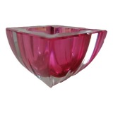 Crystal ashtray of Val Saint Lambert