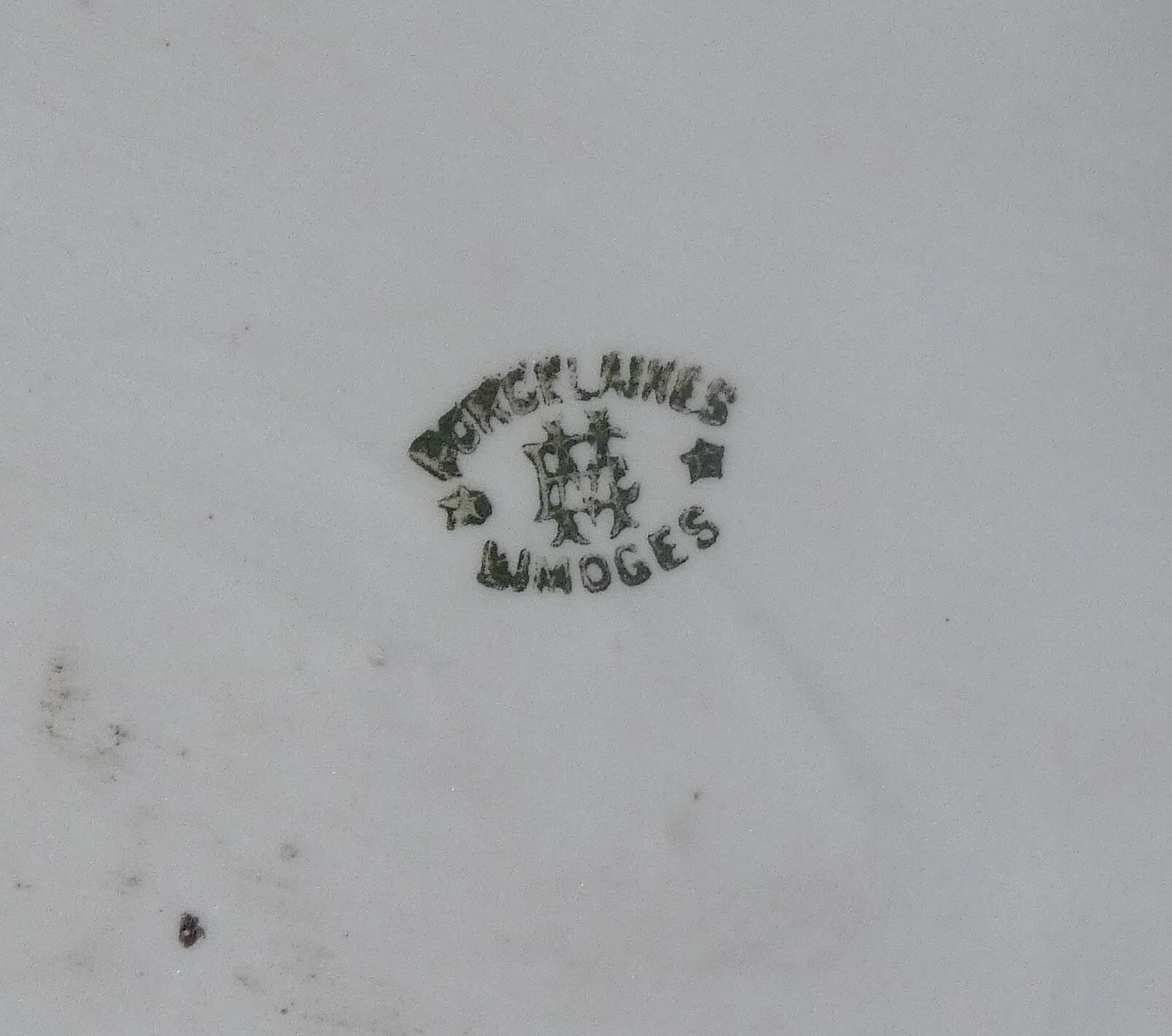 Art nouveau tray in Limoges porcelain