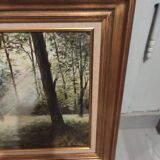 Oil painting on canvas framed and signed