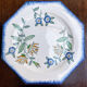 Set of 4 antique Longwy starter or dessert plates.