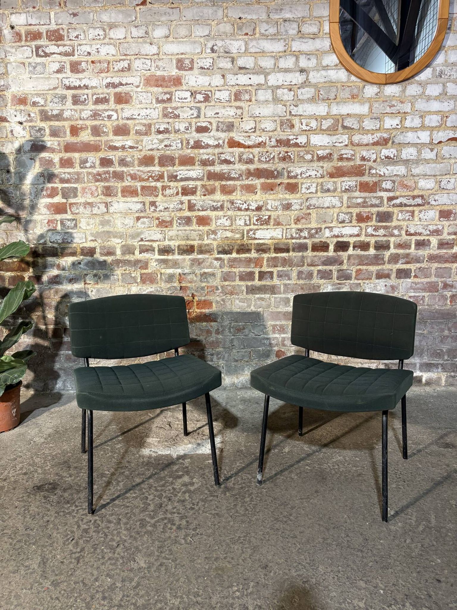 Pair of armchairs designed by Pierre Guariche for Meurop.