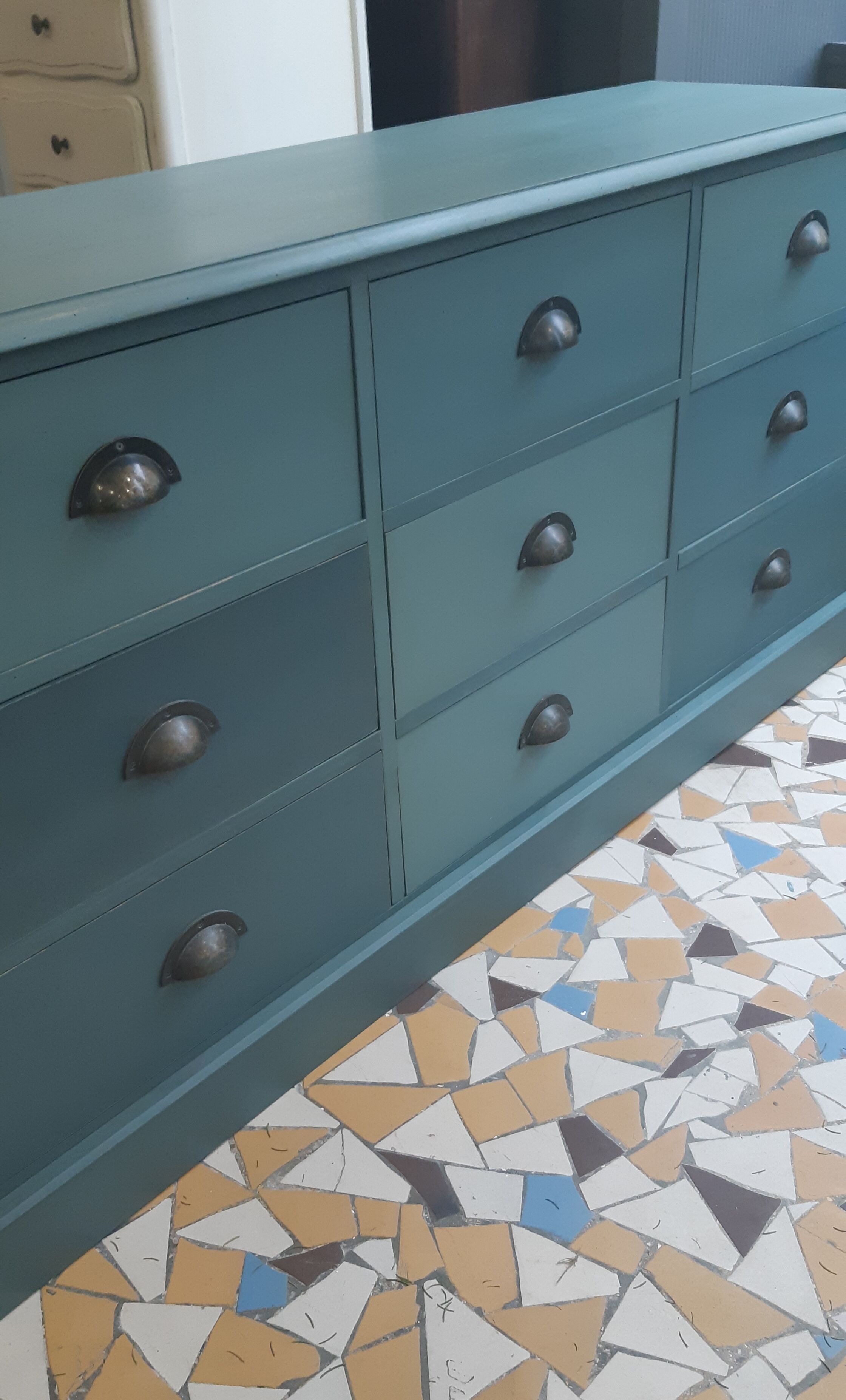 Furniture with multiple drawers