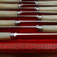 12 vintage dessert knives Coutellerie Lorraine - 24,5 cm