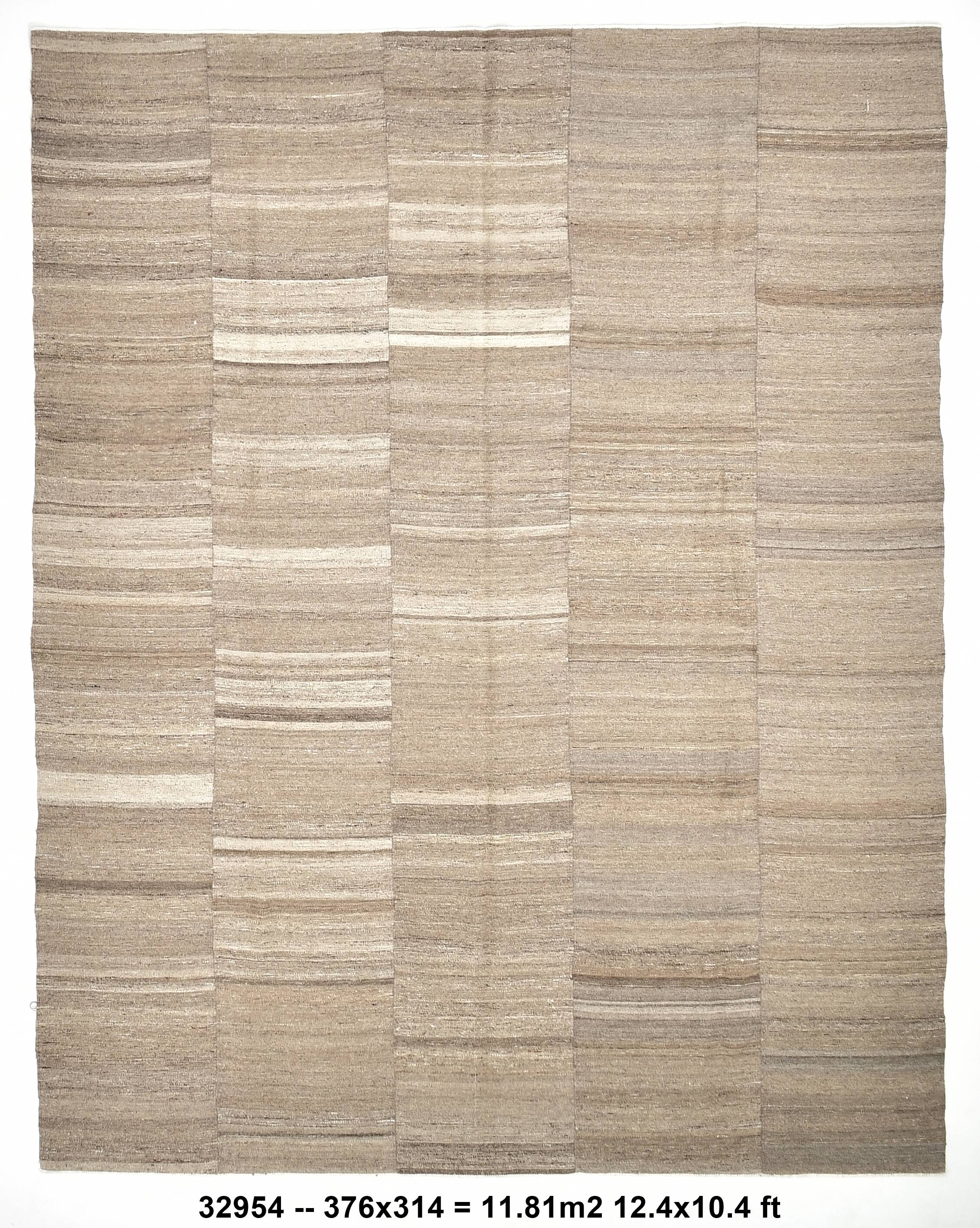 10x12 Rug For Living Room Brown & Beige Turkish Rug, 314x376Cm SK 32954