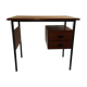 Bureau  palissandre et metal