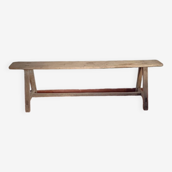 Oak farm bench