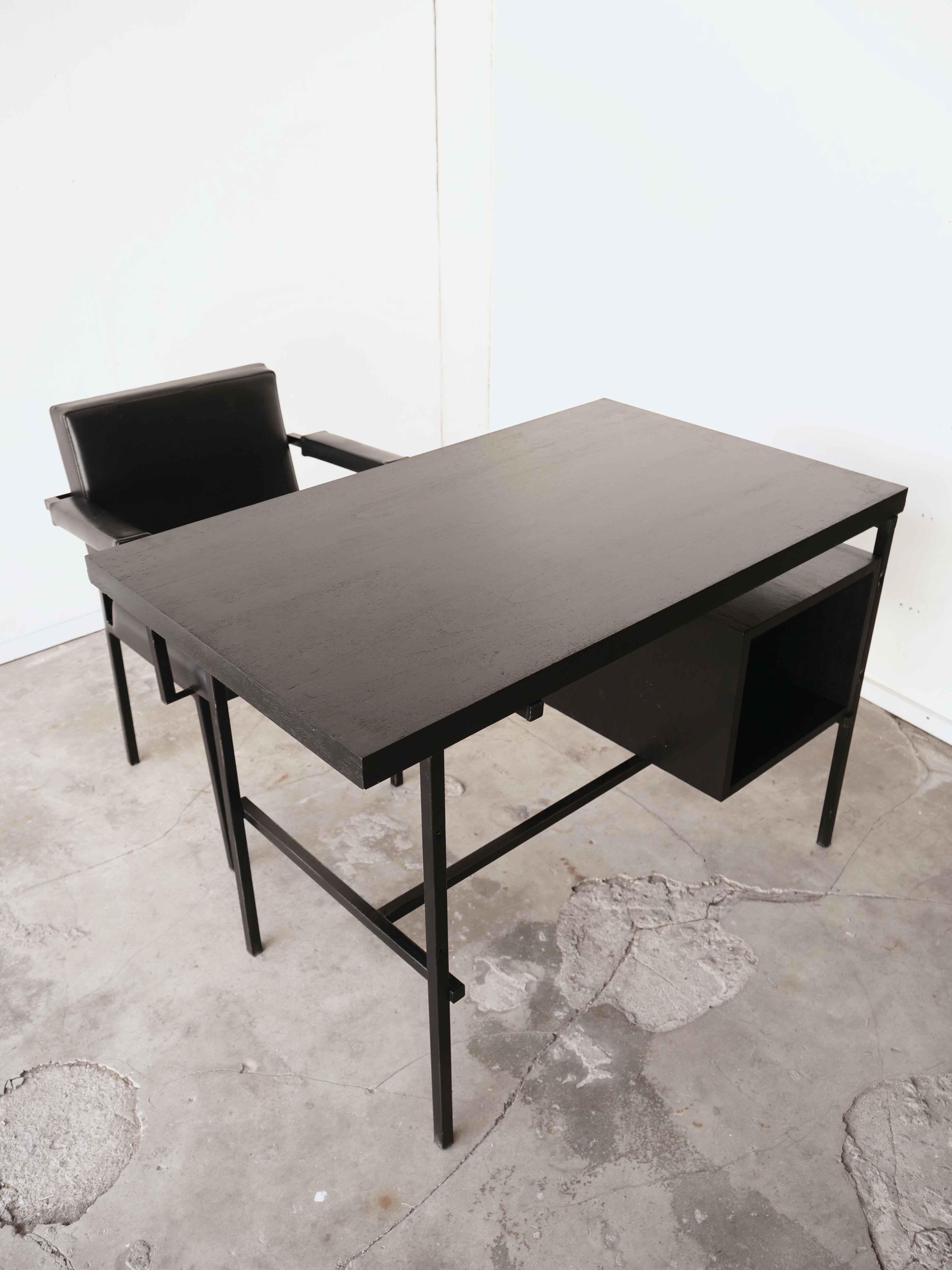 Modernist desk with chair