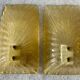 Murano glass wall lights by Mazzega, Italy 1970.