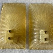 Appliques en verre de Murano Mazzega, Italie 1970