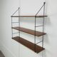String shelf, teak and metal, 1960s