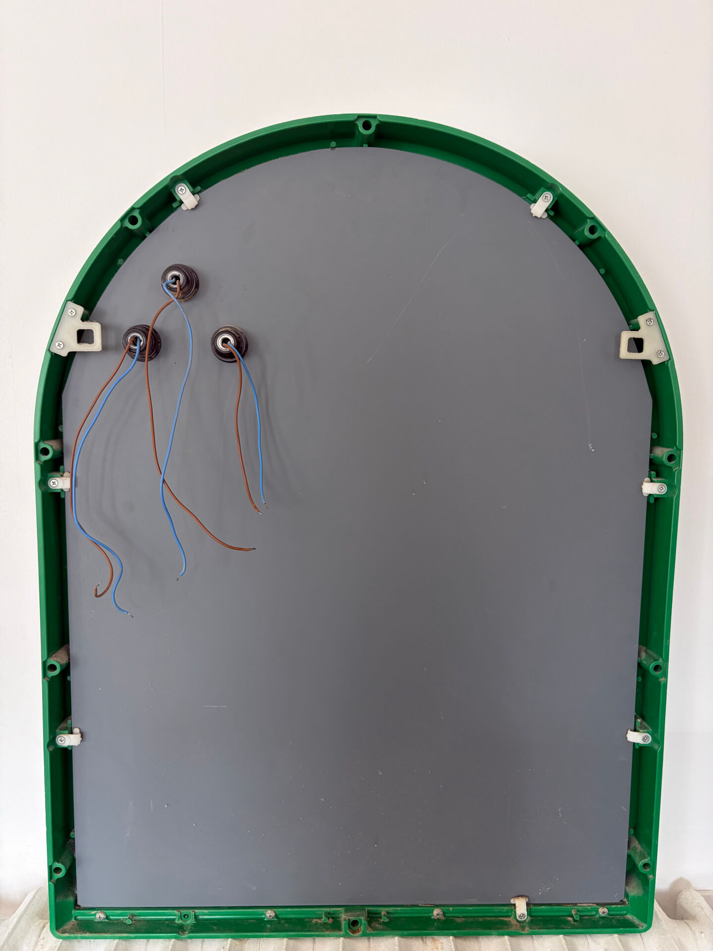 Pair of Italian plastic mirrors Gedy 1970