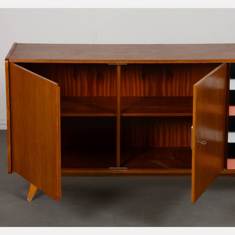 Oak sideboard by Jiri Jiroutek, model U-460, 1960