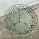 Pedestal cans wrought iron plants