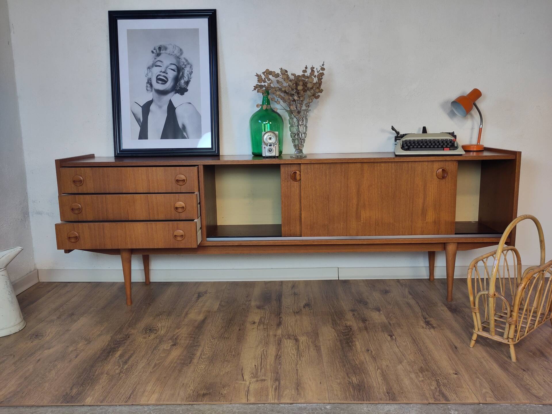 Scandinavian teak sideboard