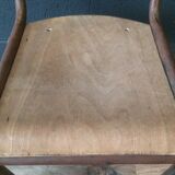 Lot of 2 vintage school chairs