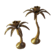 Pair of candlesticks - & Klevering - Palm trees - tropical atmosphere-