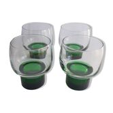 Set of 4 small vintage glasses