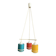 Pendant lamp 3 colorful shades 1960s