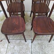 4 chaises bistrot vintage