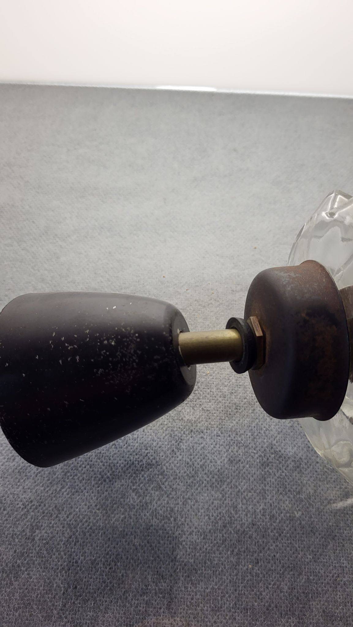 Suspension en verre vintage