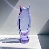 Bohemian Alexandrite Glass Vase by Miroslav Klinger 1960s