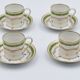 8 porcelain cups and coffee cups from Limoges Haviland Vieux Paris