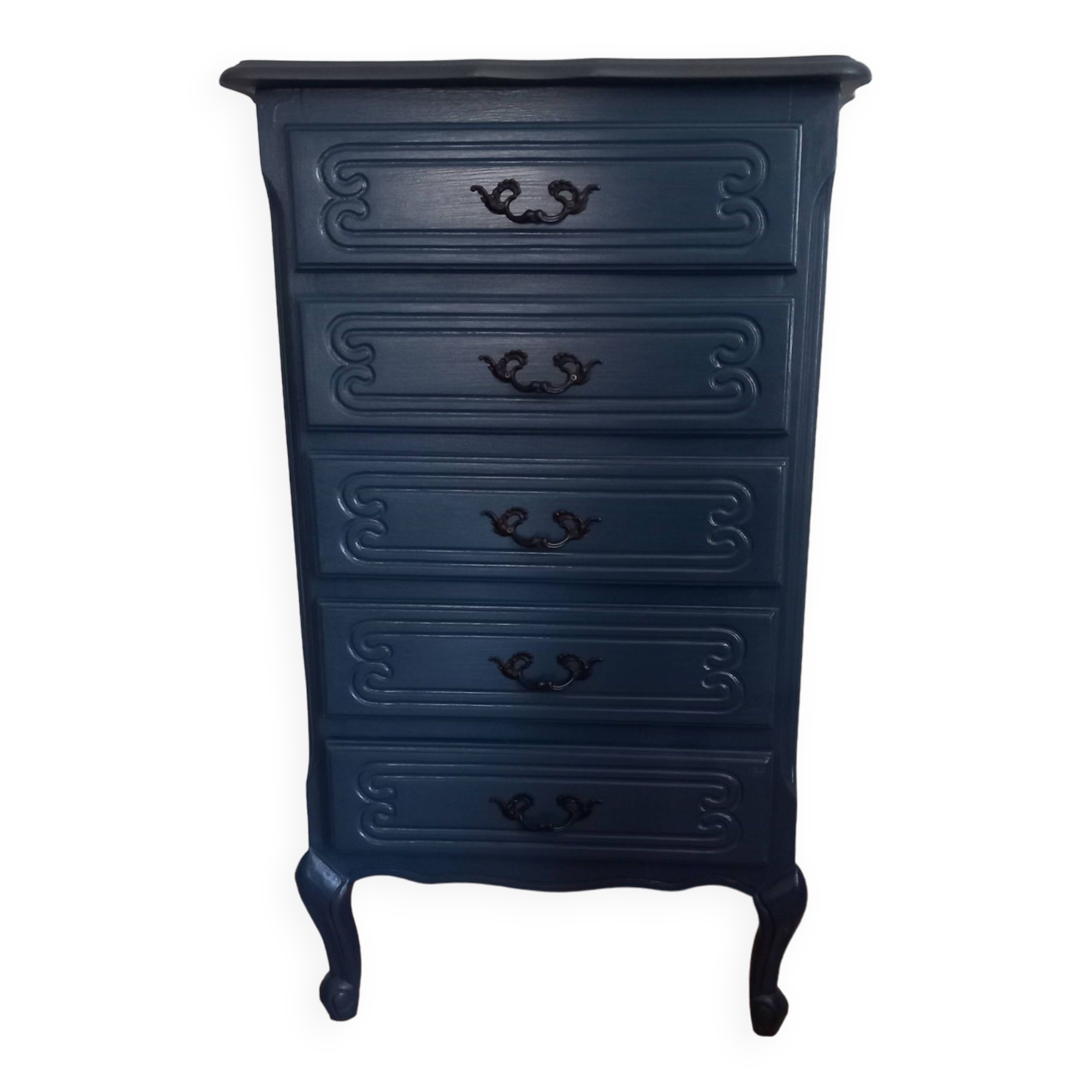 chest of drawers 5 drawers revamped