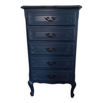 chiffonnier commode 5 tiroirs relookee