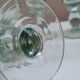Service of 5 blown glass stemmed glasses
