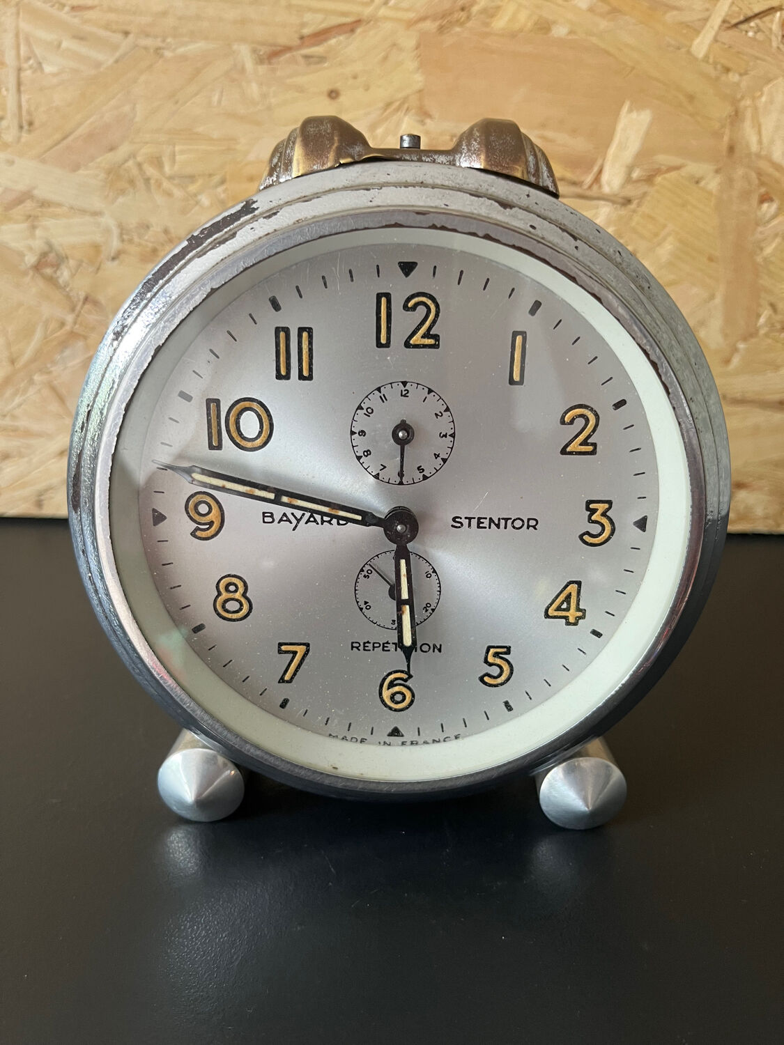 Réveil BAYARD – Mouvement Cal. S Ressort – Neuf Sans Boîte – Pièce D'horlogerie