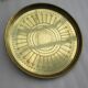 Large chissed brass serving tray