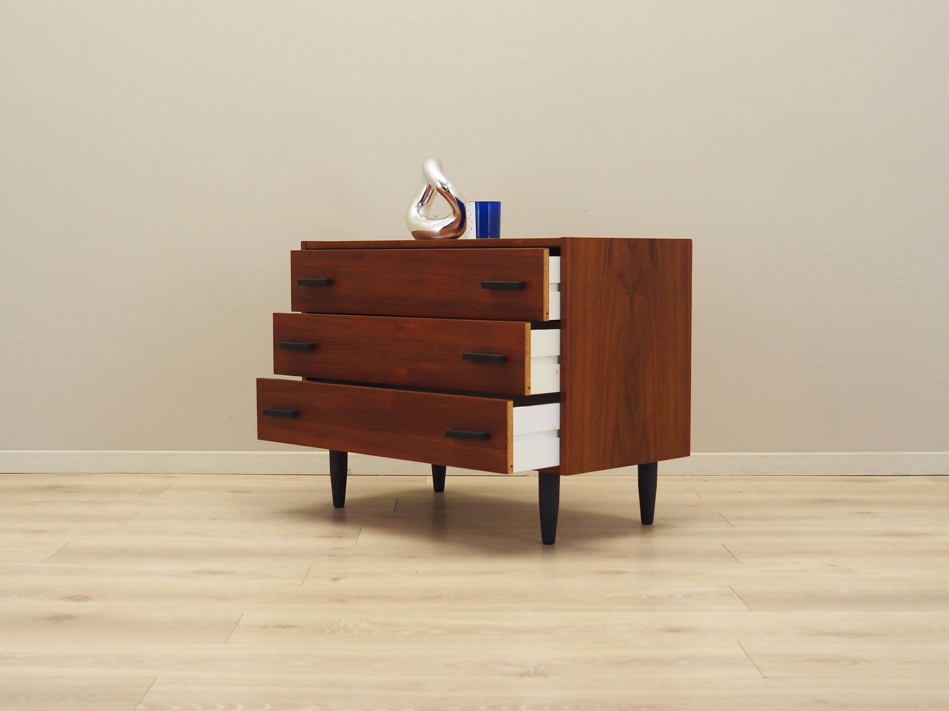 Teak chest of drawers, Danish design, 1980s, production: Denmark