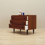 Teak chest of drawers, Danish design, 1980s, production: Denmark