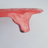 Dessous de plat fonte rouge ancien vintage