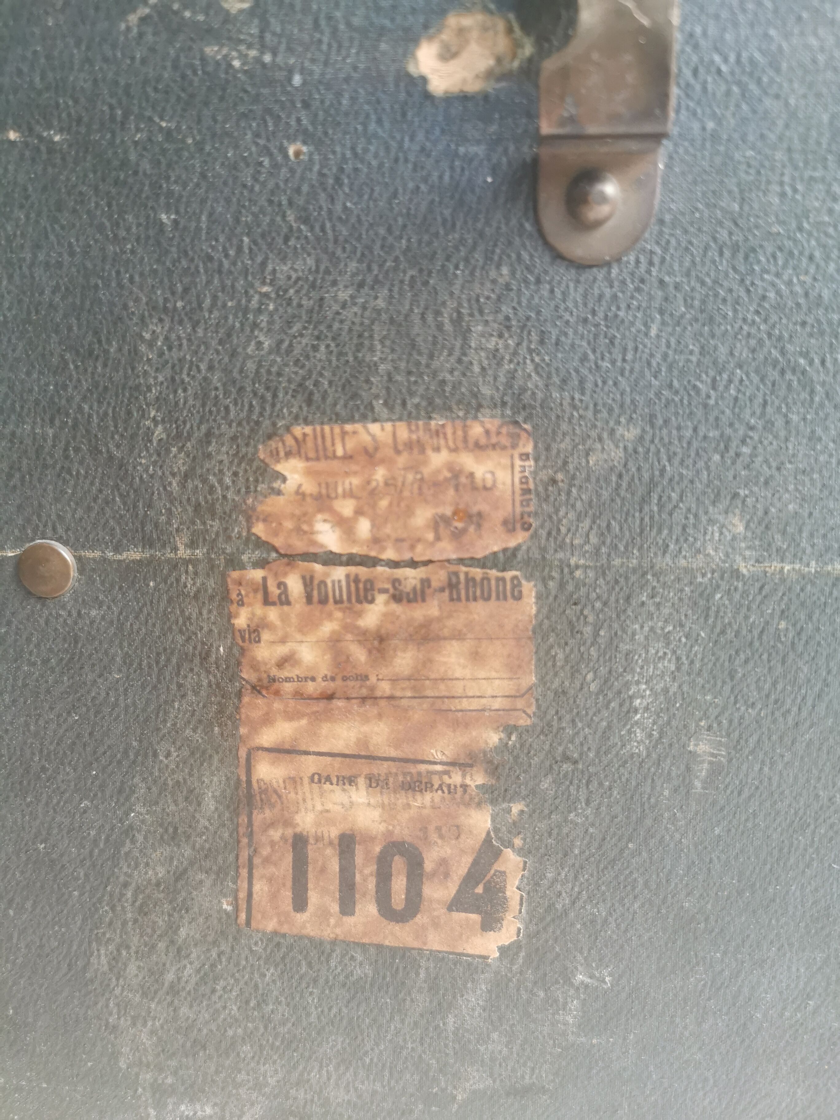 Former Arthur Eymann travel trunk