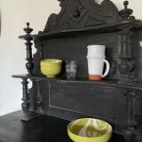 Black wooden buffet